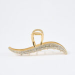 Fijne gouden enkelband met schakels