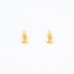Gouden druppel studs