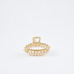Gouden haarclip met luxe parels