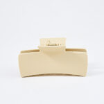 Gouden haarclip met strass steentjes