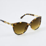 Tortoise Chic – Bruine zonnebril met schildpadpatroon