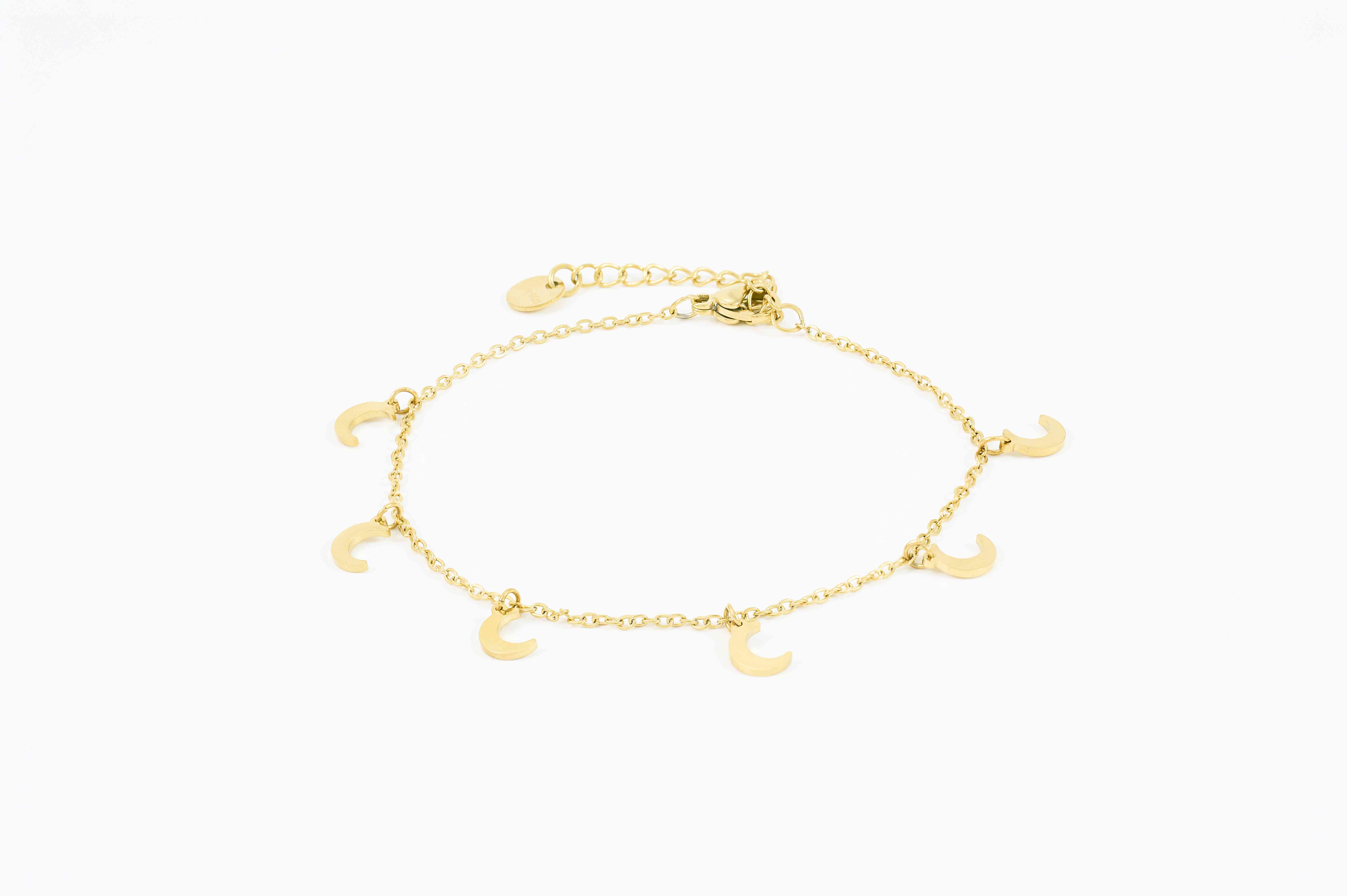 Luxe gouden enkelband met subtiele details